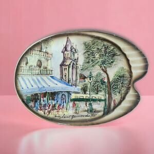 Orchardware  Dish NPS Japan Artist Pallette Decorative Cafe Fresco